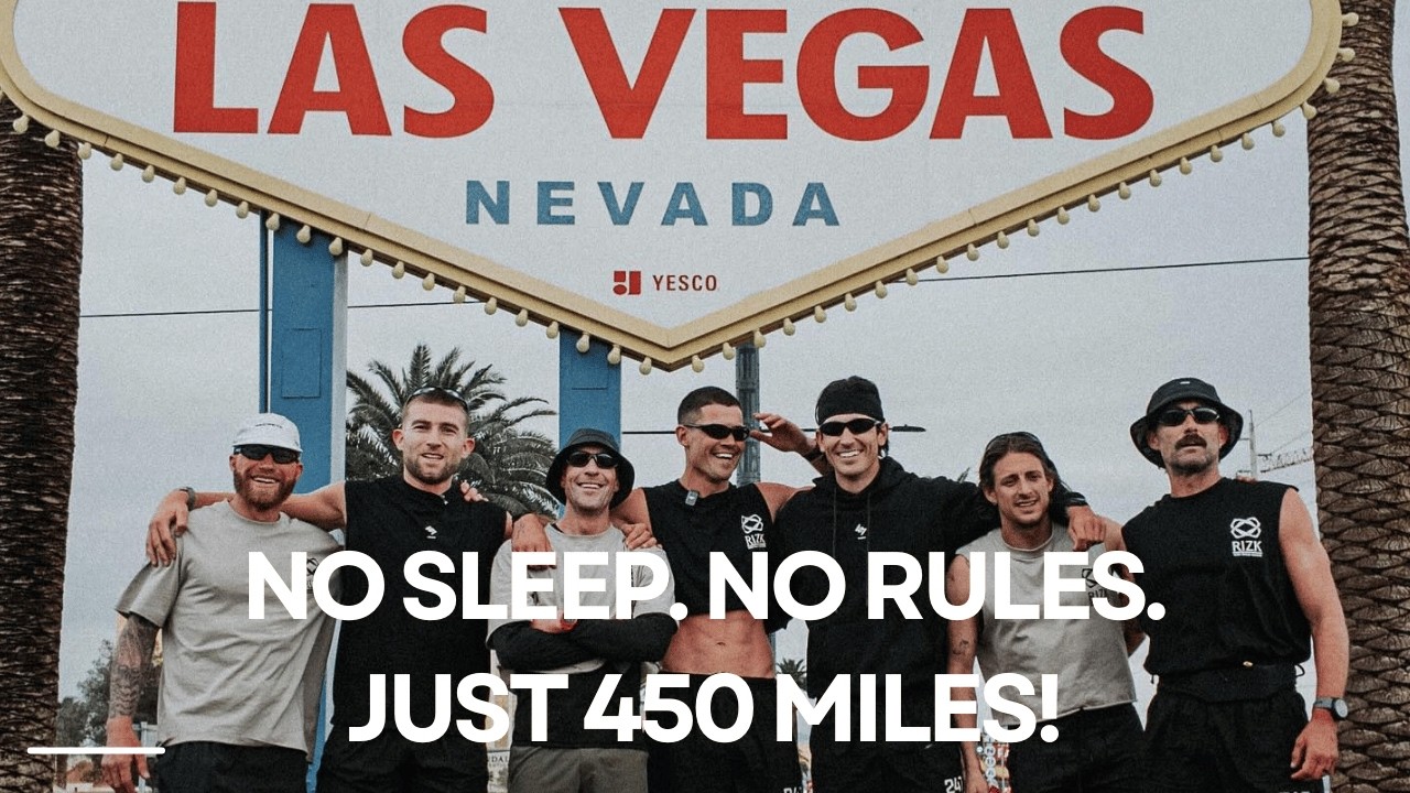WE RAN 450 MILES FROM LA TO VEGAS!