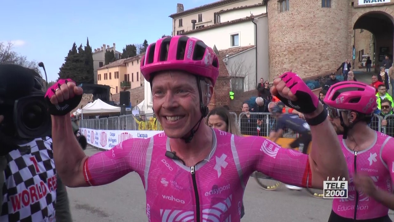 Tirreno-Adriatico: Michael Valgren vince la quinta tappa Marotta - Mombaroccio