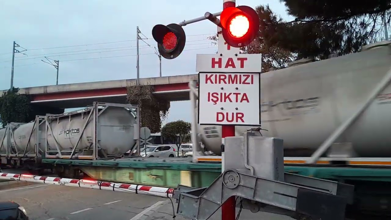 TCDD DE 24 258 Yük Treni Samsun Gar'dan çıkış Km: 710 +