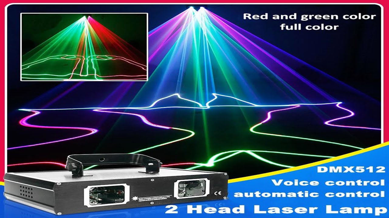 Laser Lamp 2 Head Laser Dual Hole Stage Effect