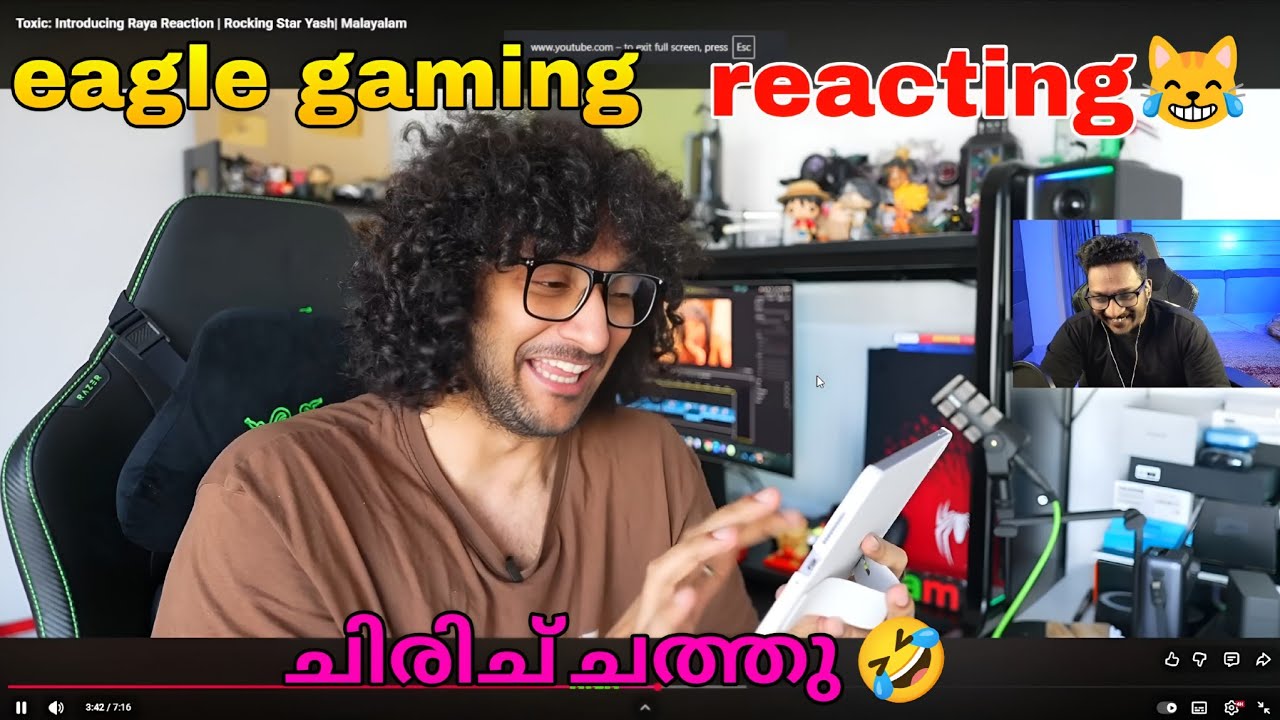 Eagle gaming reacting shazam video 😹 chirich chathu😂🤣 നിങ്ങൾ കണ്ടോ 😹😂