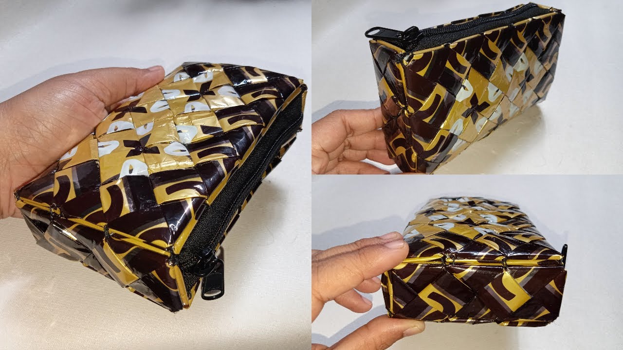 DOMPET MAKE UP VARIAN TERBARU 2022 !!! KERAJINAN PLASTIK BUNGKUS KOPI ABC SUSU