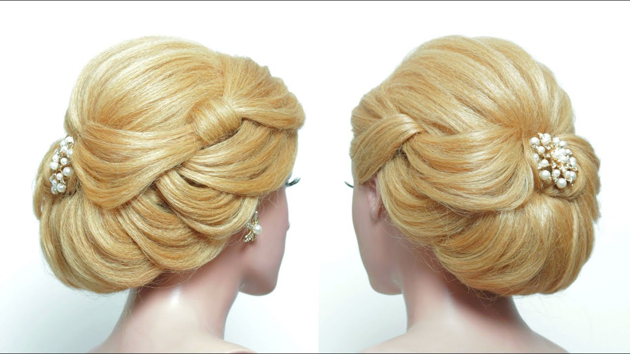 Beautiful Wedding Hairstyle For  Medium Hair