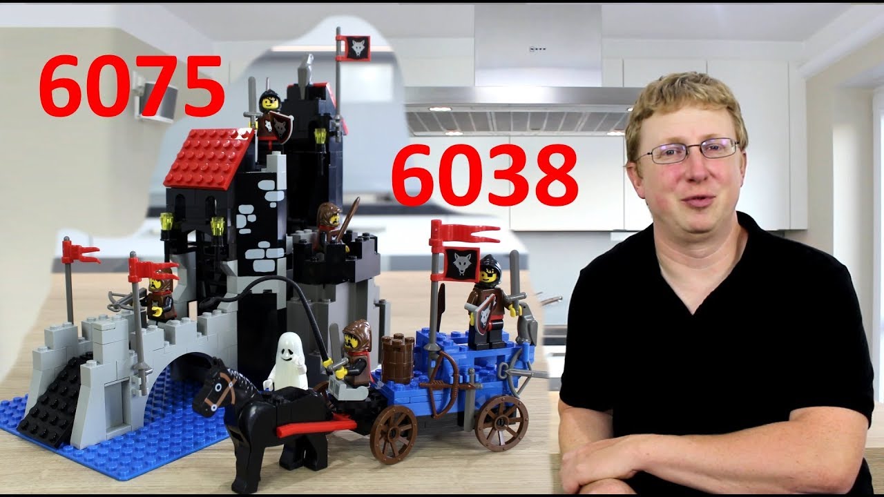 Lego Ritter - Wolfsbande - 6075 & 6038 Räuberhöhle und Kutsche