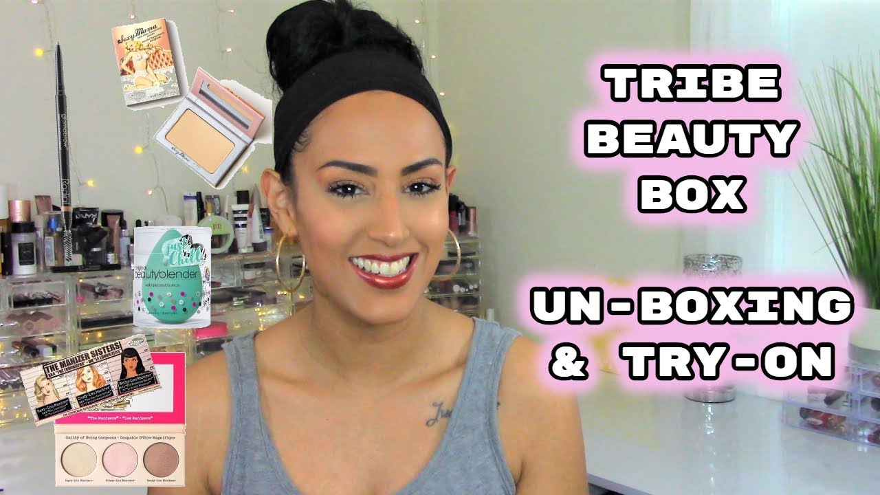 Tribe Beauty Box April 2019 | Un-Boxing & Try-On