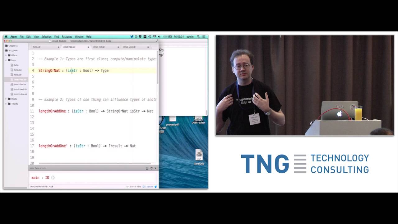 Type-driven Development with Idris