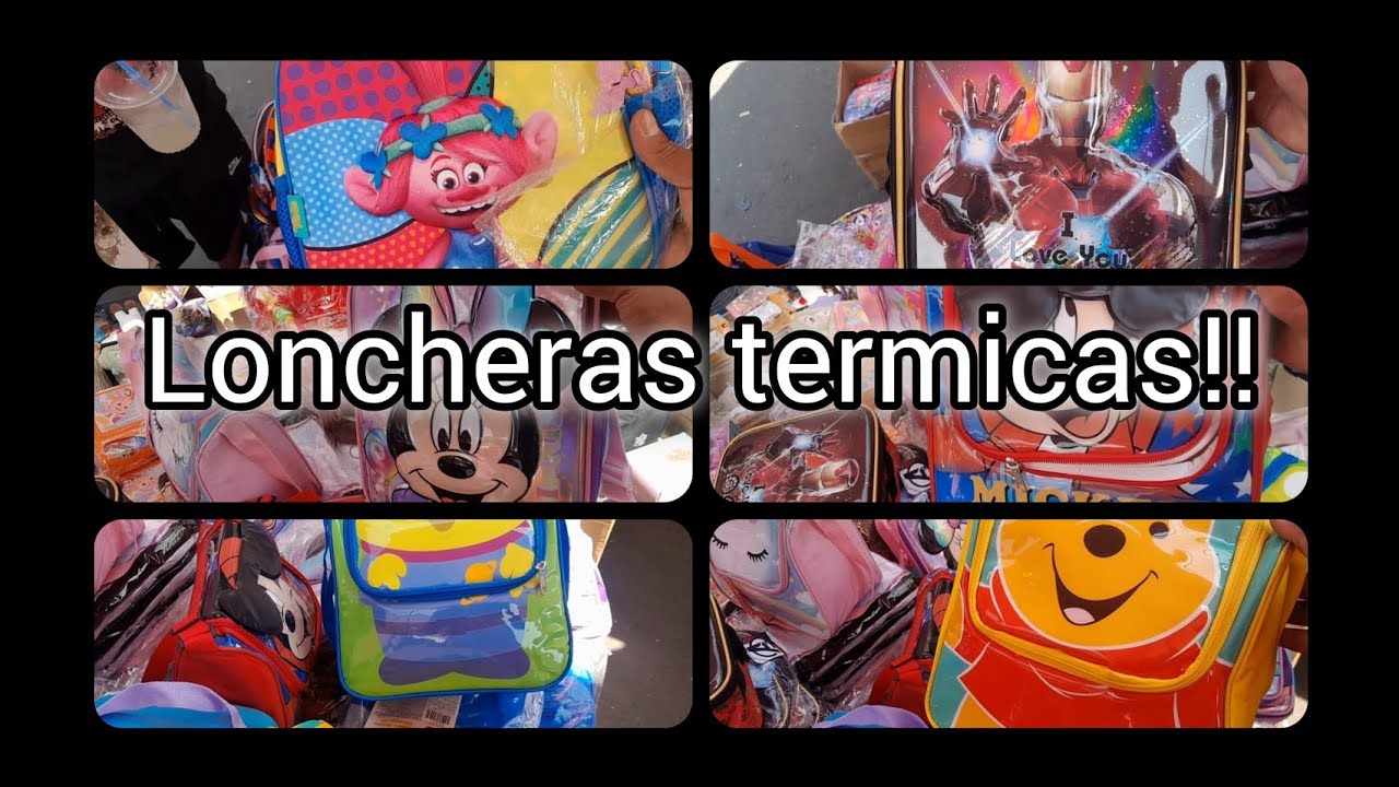 Pt2.😱encontré LONCHERAS TÉRMICAS baratas en juguetes de mexico PARA ESTE REGRESO  A CLASES.😮