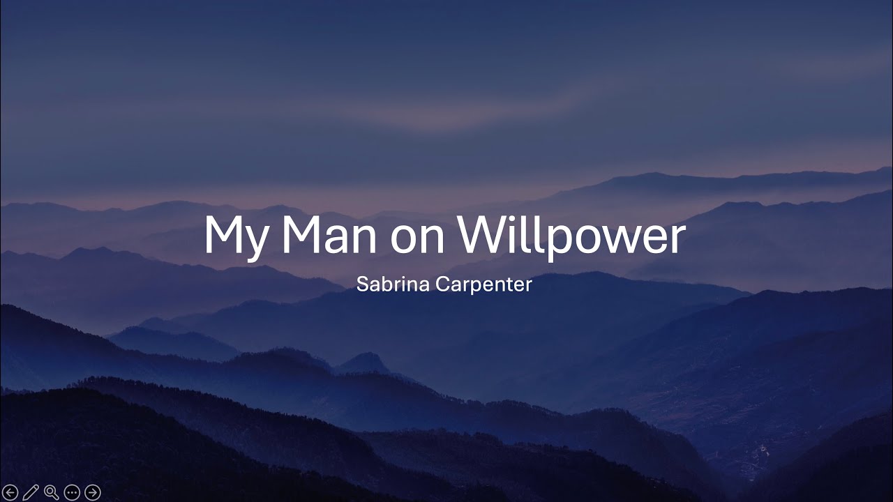 Sabrina Carpenter - My Man on Willpower (Lyrics)