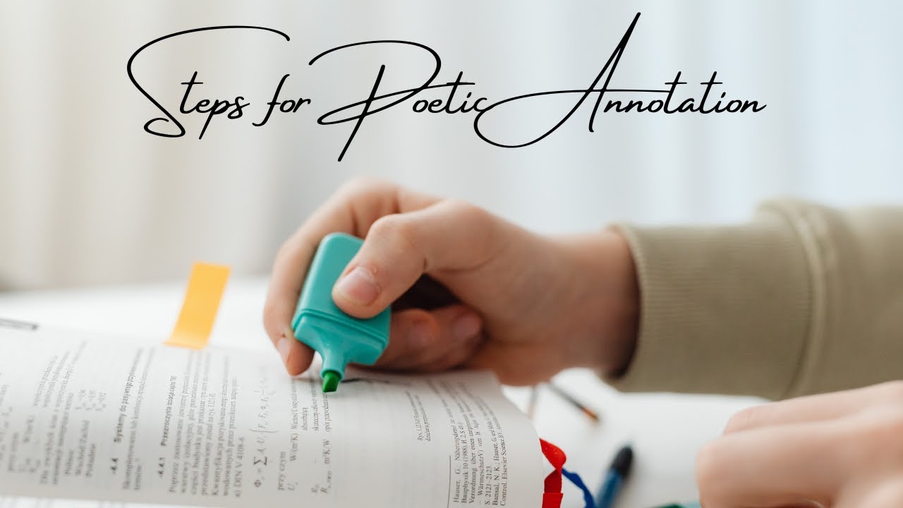 Steps for Poetic Annotation