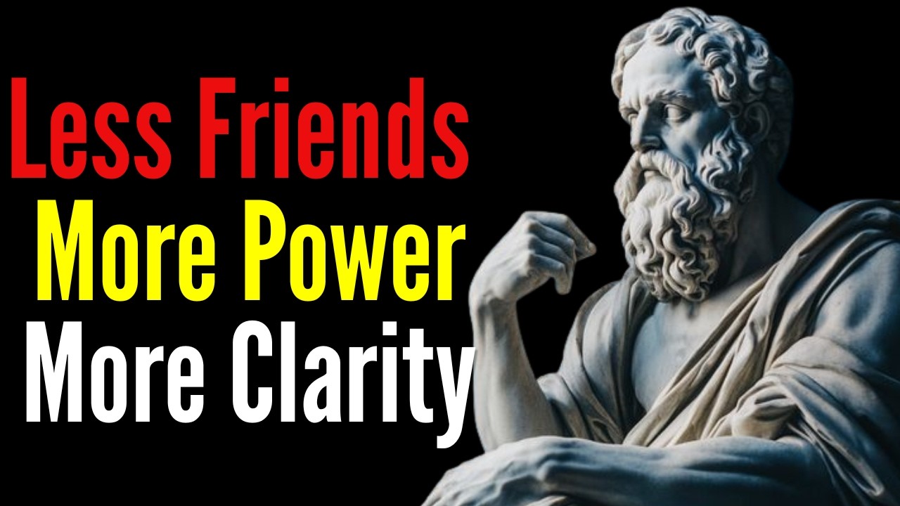 Why Few Friends Means You Are Different | Stoic Philosophy