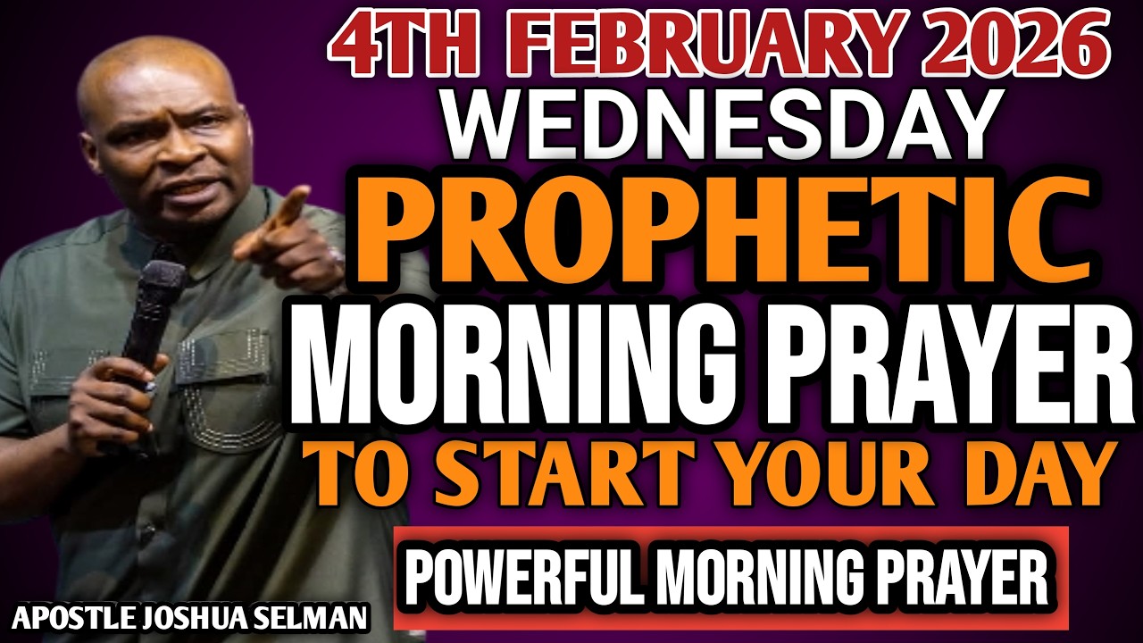 [WEDNESDAY 4TH FEBRUARY] SPEAK INTO YOUR WEDNESDAY BEFORE THE ENEMY DOES BY APOSTLE JOSHUA SALMAN
