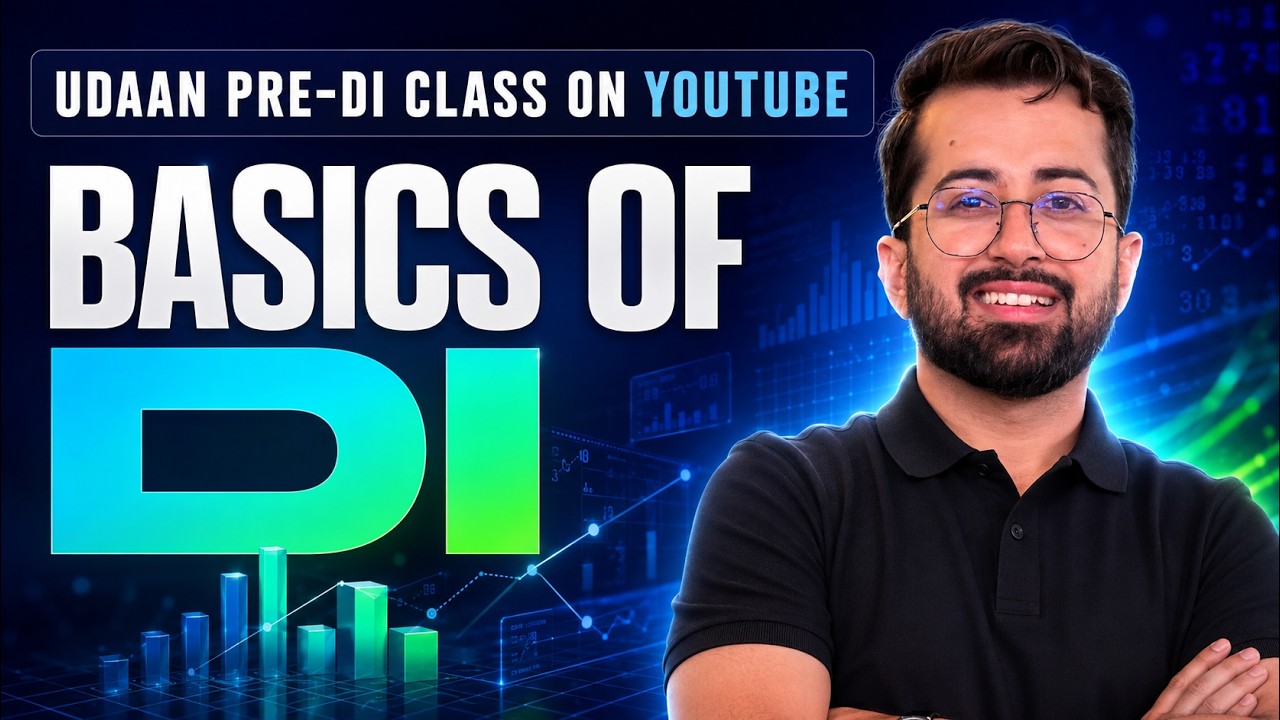 Data Interpretation Tricks and Shortcuts | UDAAN 2.0 Pre DI Class | Aashish Arora