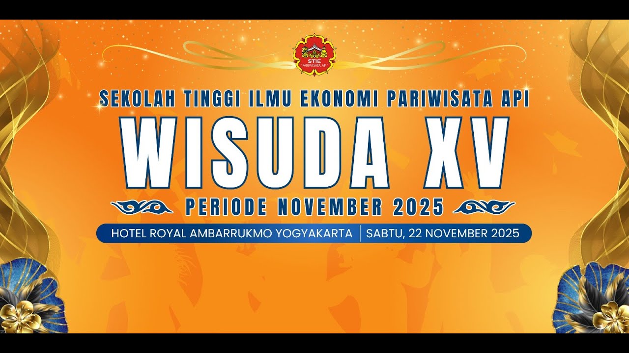 Wisuda XV STIE Pariwisata API: Meraih Gelar, Mengukir Masa Depan