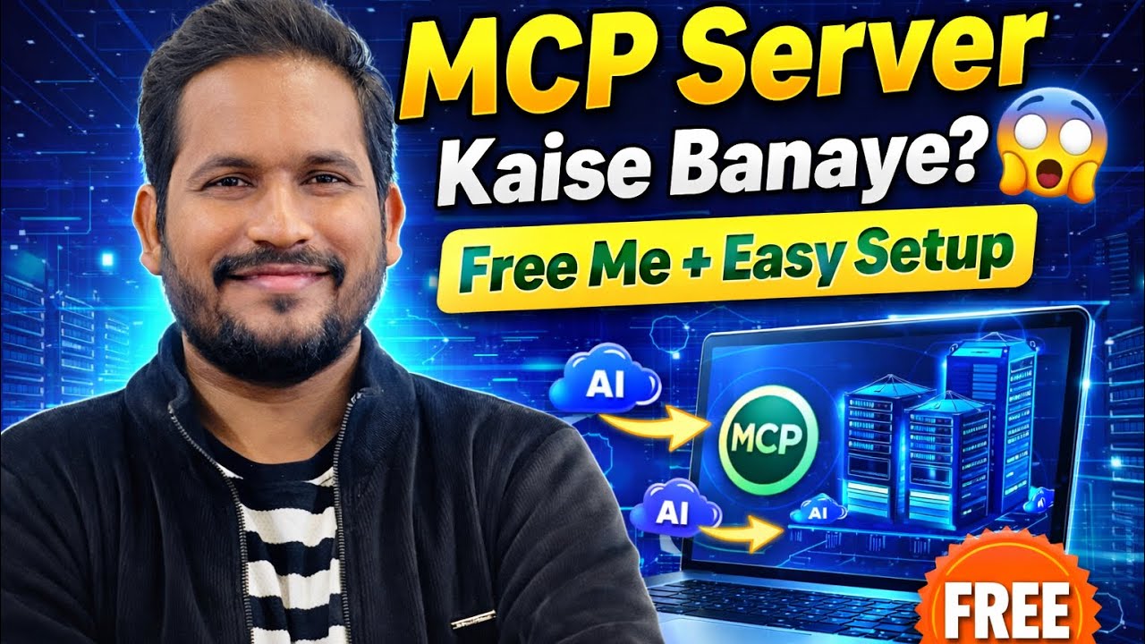 MCP Server kaise banaye? | Free Me Setup Karo (Step-by-Step)