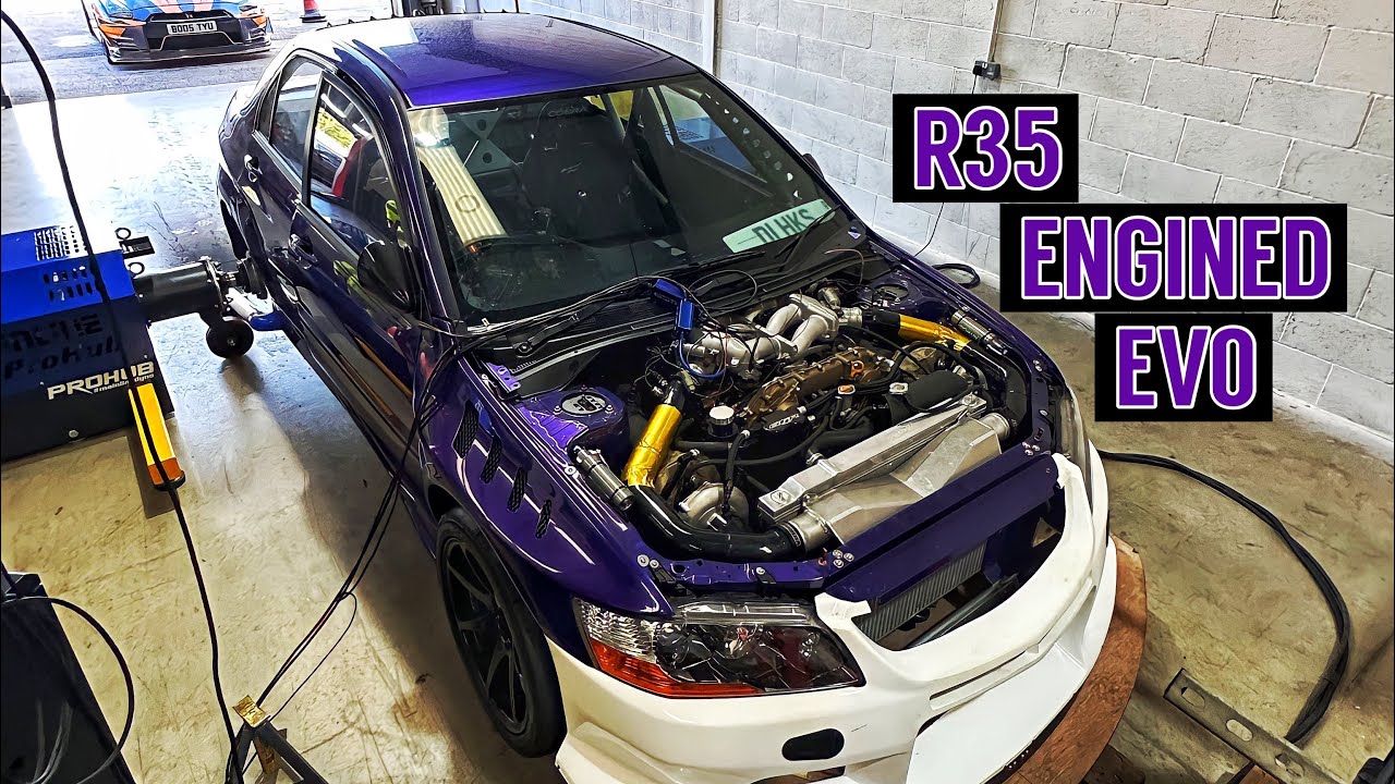 World’s FIRST & ONLY R35 Engined Mitsubishi Evo!! (1000bhp+)