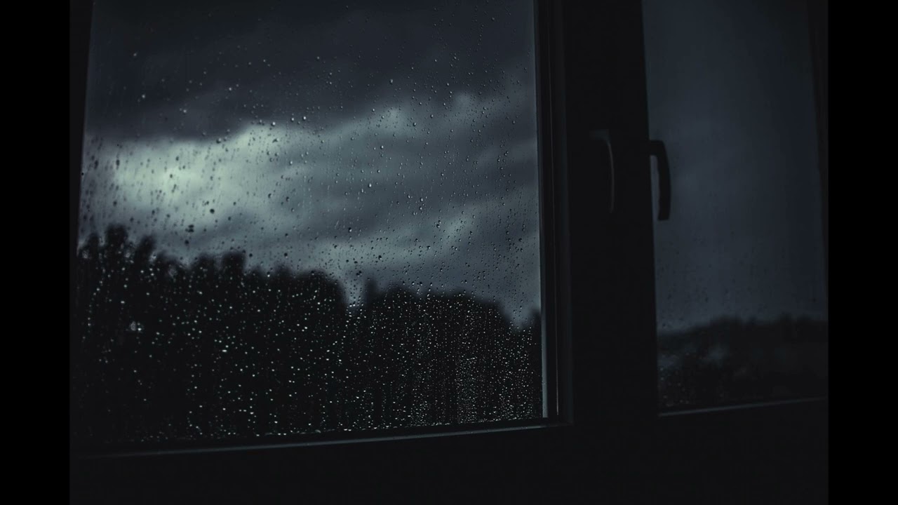 Uur Lang Ontspannend Regengeluid op Raam | Slaap, Studie, Meditatie Geluid
