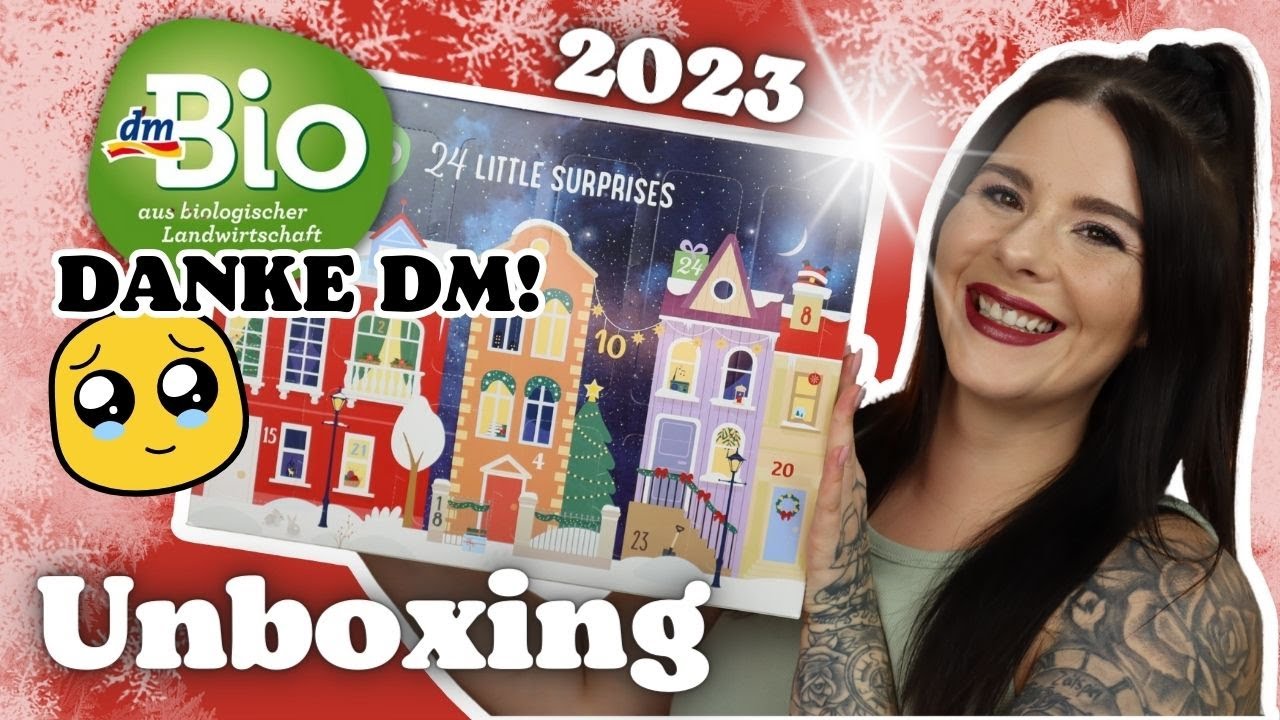 DANKE dm ! 😮‍💨 Dm BIO Adventskalender 2023 | 24 Türchen UNBOXING