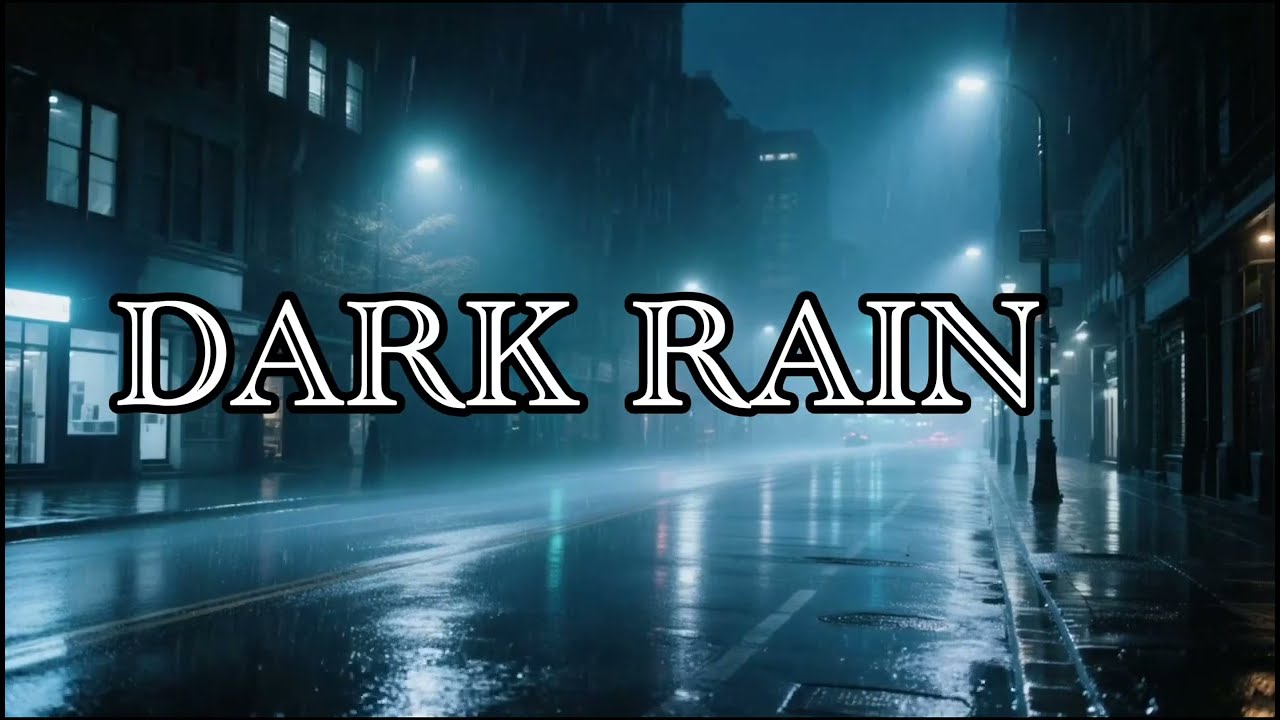 Rainy Dark Ambient – 3 Hours Deep Focus & Sleep Soundscape | Hybrid Rain Atmosphere