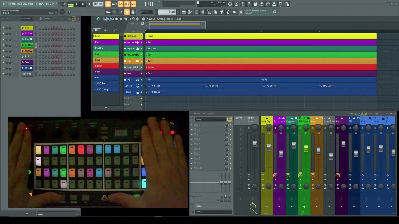 Updated, Akai FIRE NFX V2 INTRO #1 - a small sample of features.
