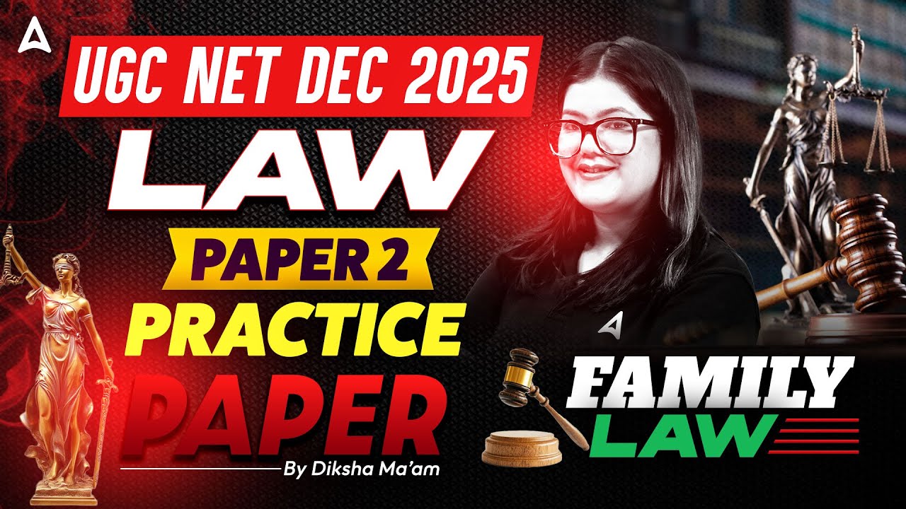 UGC NET Law | UGC NET Family law | UGC NET Law Question Paper By Diksha Ma'am