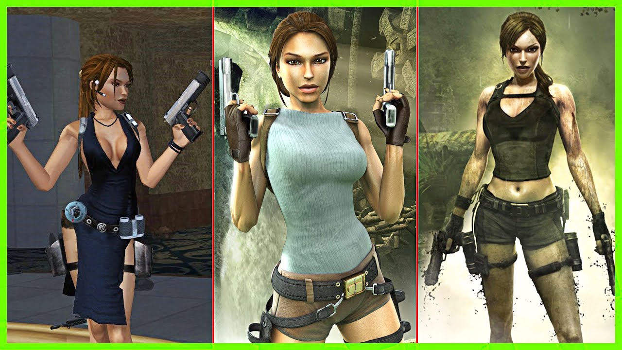 Tomb Raider - Legend Vs tomb raider - anniversary Vs Tomb Raider - Underworld | Comparsion