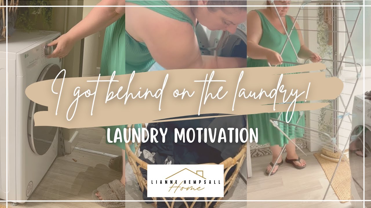 I GOT BEHIND ON THE LAUNDRY | LAUNDRY MOTIVATION | LAUNDRY | LAUNDRY FOLDING | UK HOME