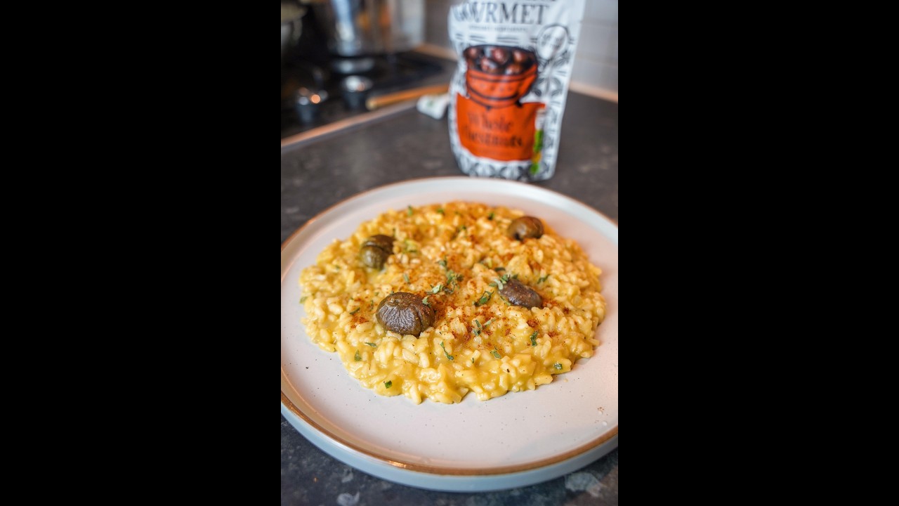 Risotto with Pumpkin, Chestnuts, Sage and Ras El Hanout