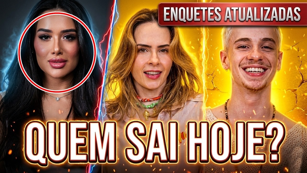🚨 PARCIAL DAS ENQUETES BBB 26 AO VIVO: QUEM SAI HOJE? JORDANA, ANA PAULA OU JULIANO 😱