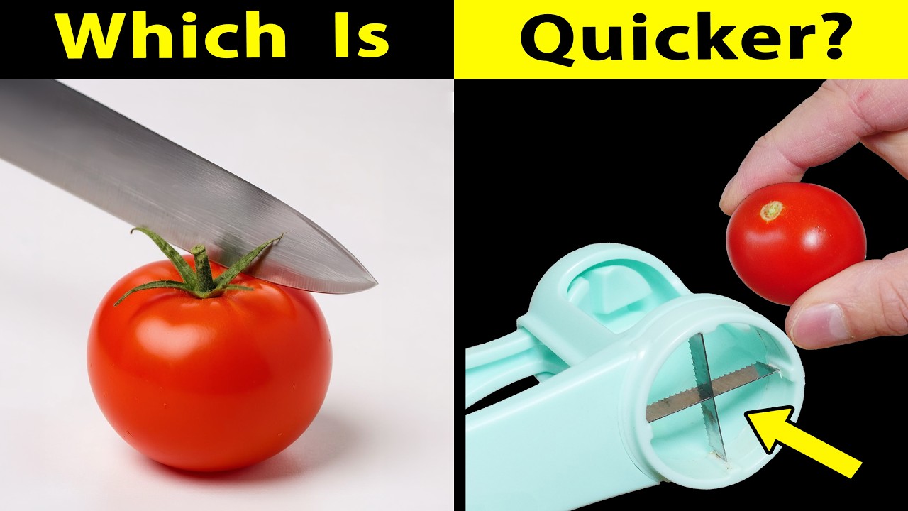 Can Kitchen Gadgets Outpace A Knife?