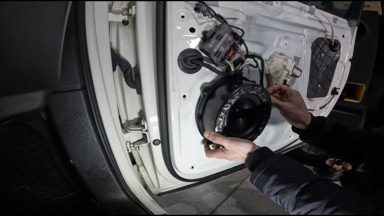 How To Install Ground Zero Speakers On Front Doors Audi Q7 Typ 4L 2005-2015