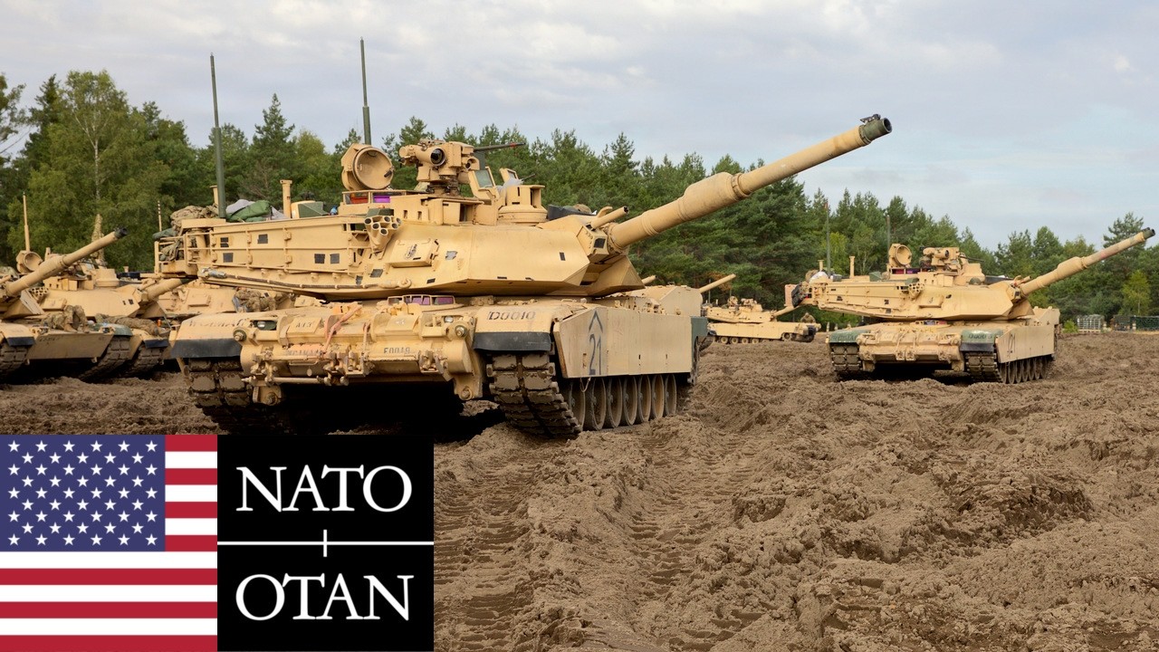 U.S. Army M1A2 Abrams Tanks: Live-Fire Exercise in Poland, NATO