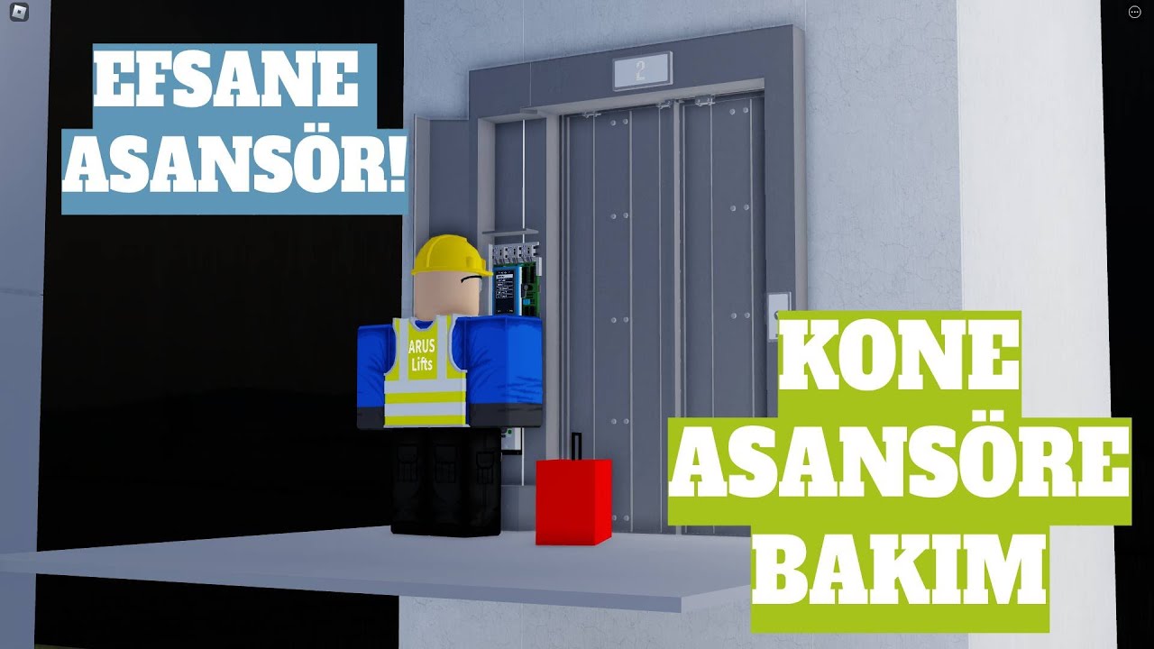 ASANSÖR TERTEMİZ! - KONE ASANSÖRE BAKIM YAPTIK! - Roblox Asansör Oyunu
