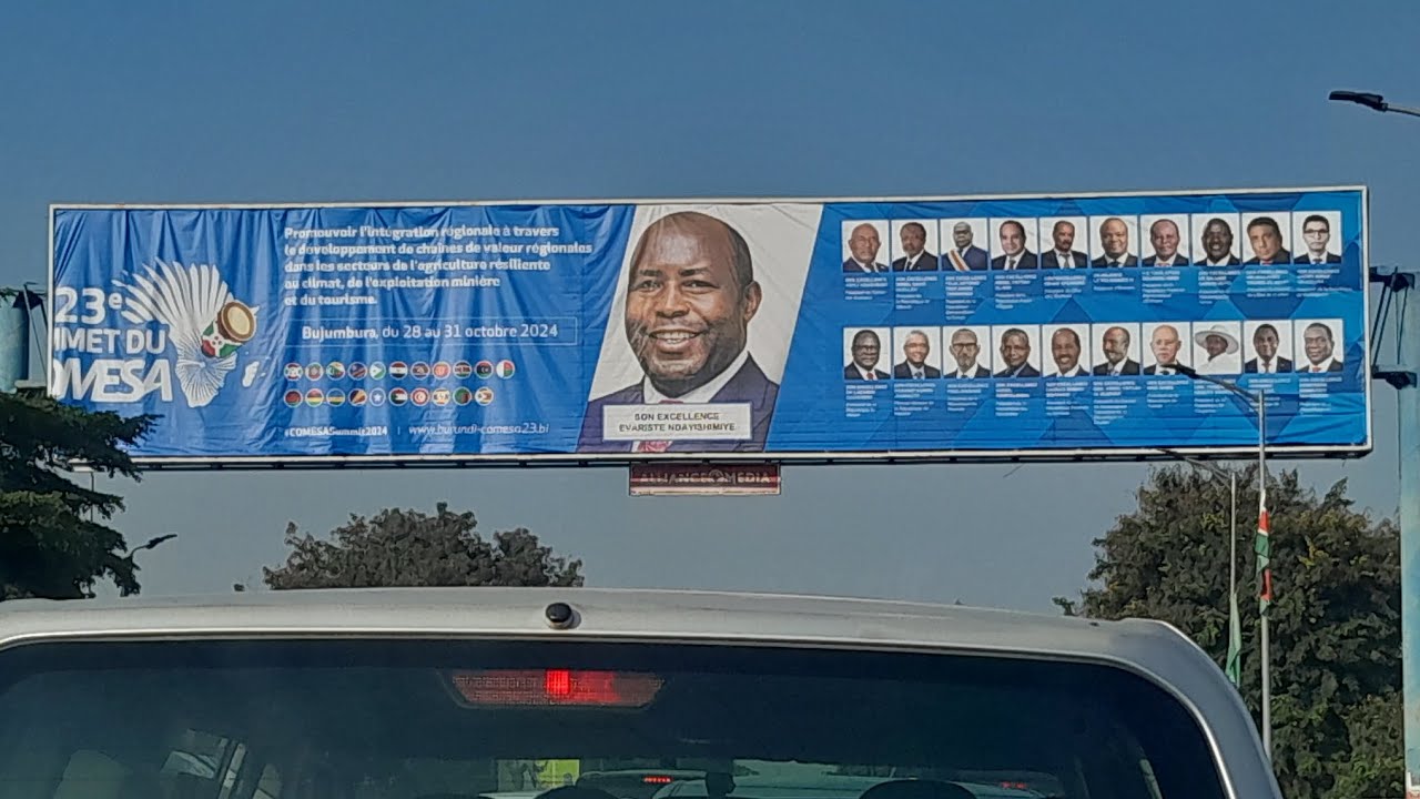 BUJUMBURA, BELLE CAPITALE ECONOMIQUE BURUNDAISE  QUI A ACCEUILLI LE SOMMET DU COMESA
