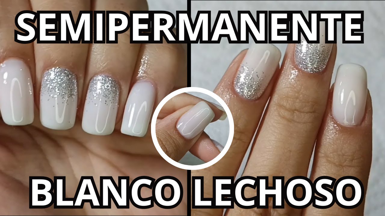 CLASE ESMALTE SEMIPERMANENTE CON BASE MILK PASO A PASO