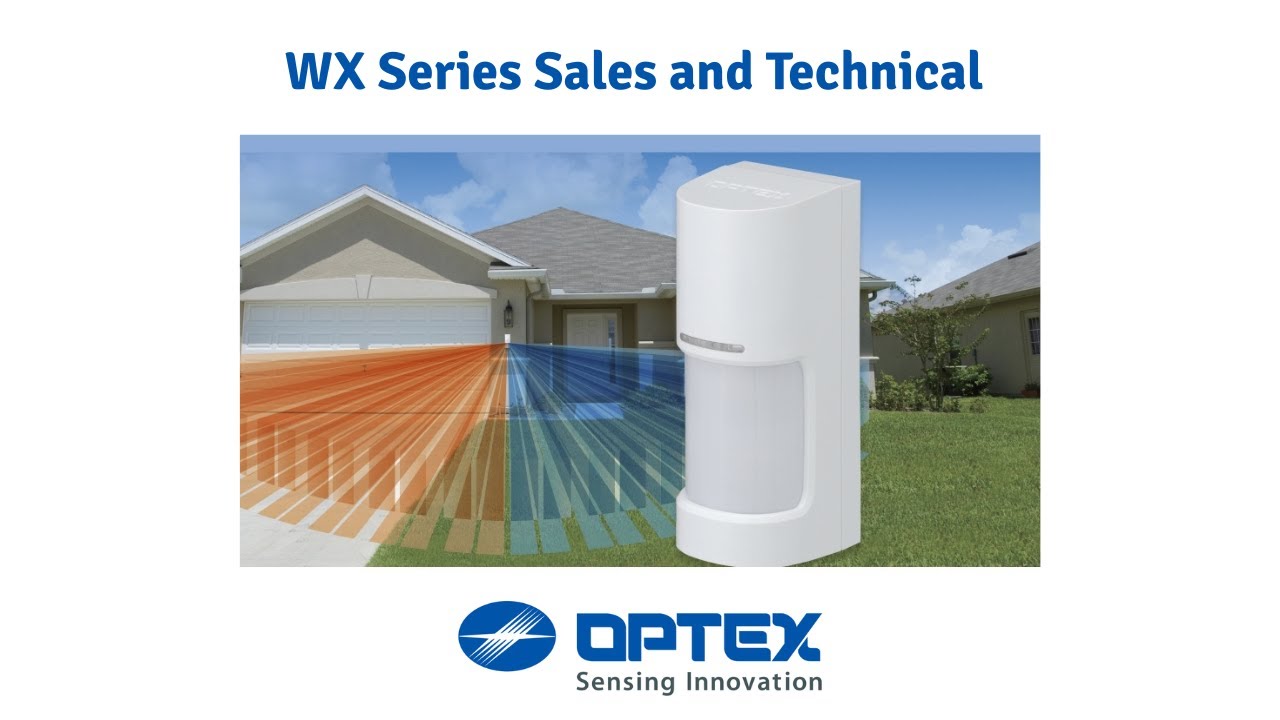 Optex WX Series 180° External PIR Detectors – HKC RF Compatible