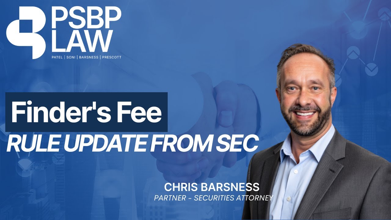 SEC Update to Proposed Finder Fee Rule May Ease Capital Raising Difficulties