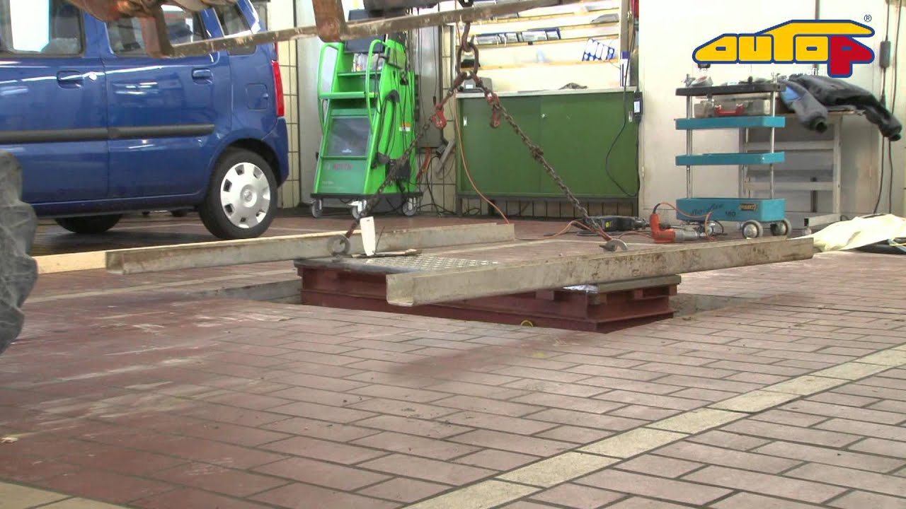 autop - Montage einer KFZ-Hebebühne