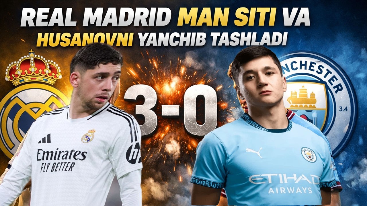 REAL MADRID SITI VA HUSANOVNI YANCHIB TASHLADI