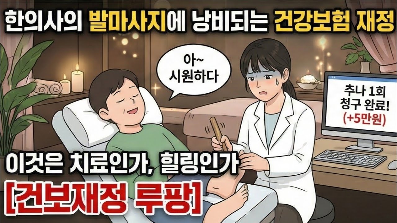 발마사지 해주고 추나요법이라며 건강보험 청구하는 한의사들