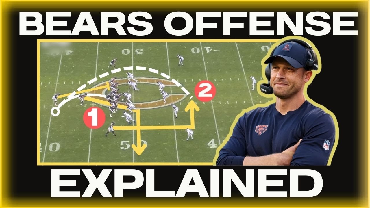 The 2 Principles that make the Bears Offense SO HARD to stop (Ben Johnson Film Study)