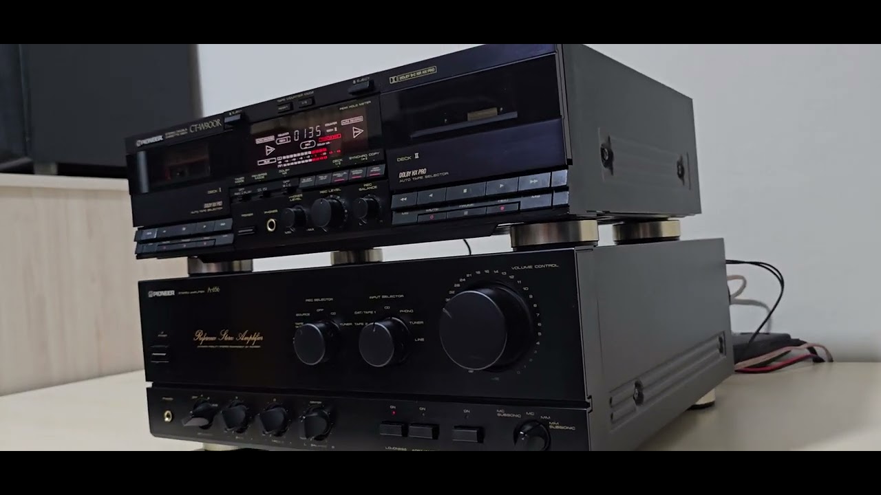 PIONEER A-656 & CT-W900R