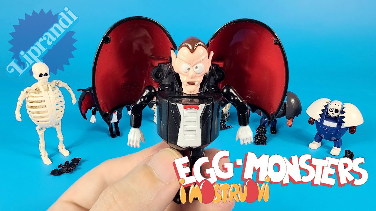 EGG MONSTERS I MOSTRUOVI - BANDAI 1987 - BACK THEN VINTAGE REVIEW