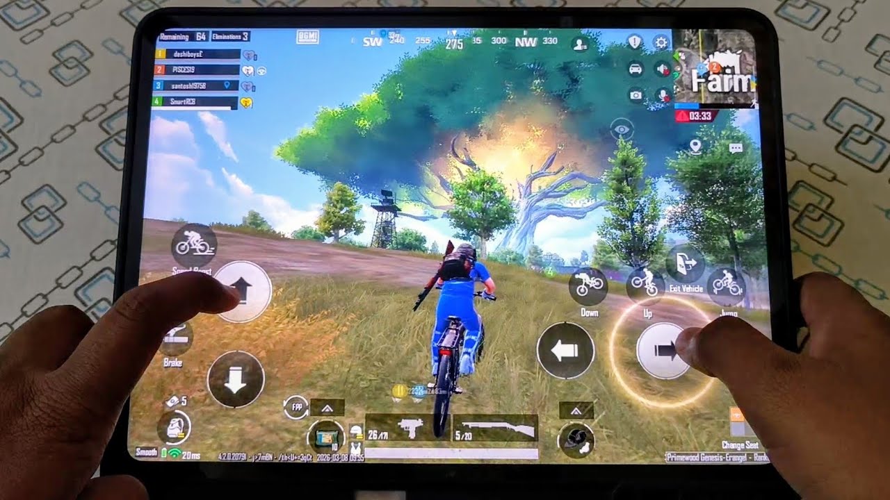 OnePlus Pad Go 2  | BGMI Gameplay 🤯 | (Smooth Graphics + Extreme FPS test)