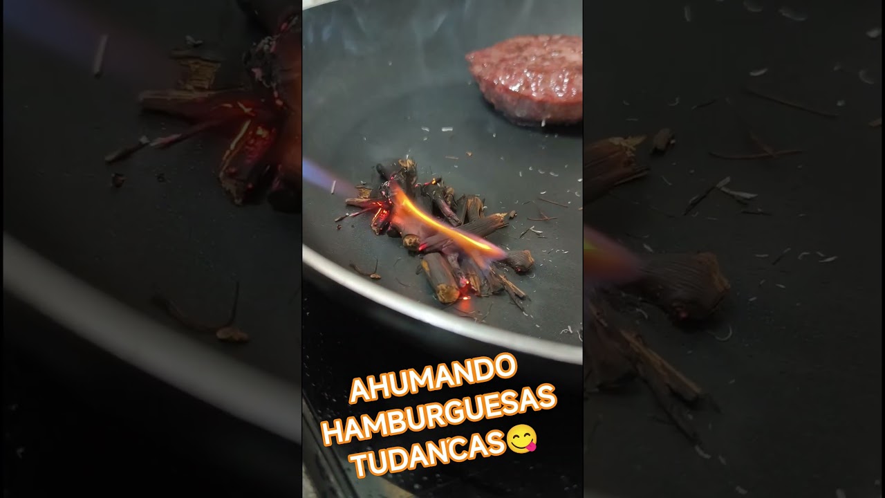 AHUMANDO CON SARMIENTO HAMBURGUESAS TUDANCAS 😋            