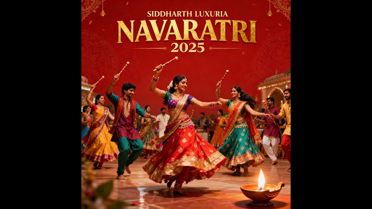 🪔✨ Navratri 2025 at Siddharth Luxuria ✨🪔