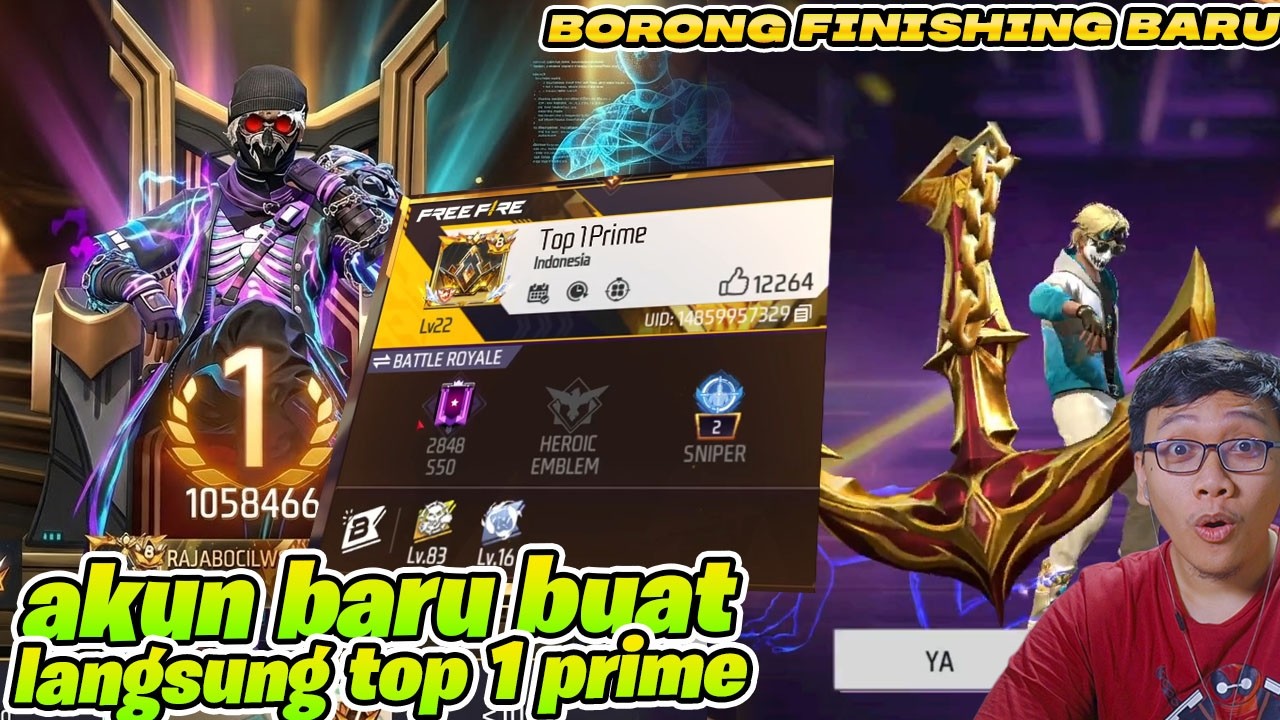 REVIEW AKUN TOP 1 PRIME SULTAN BARU EPEP! BORONG FINISHING JANGKAR TERBARU!