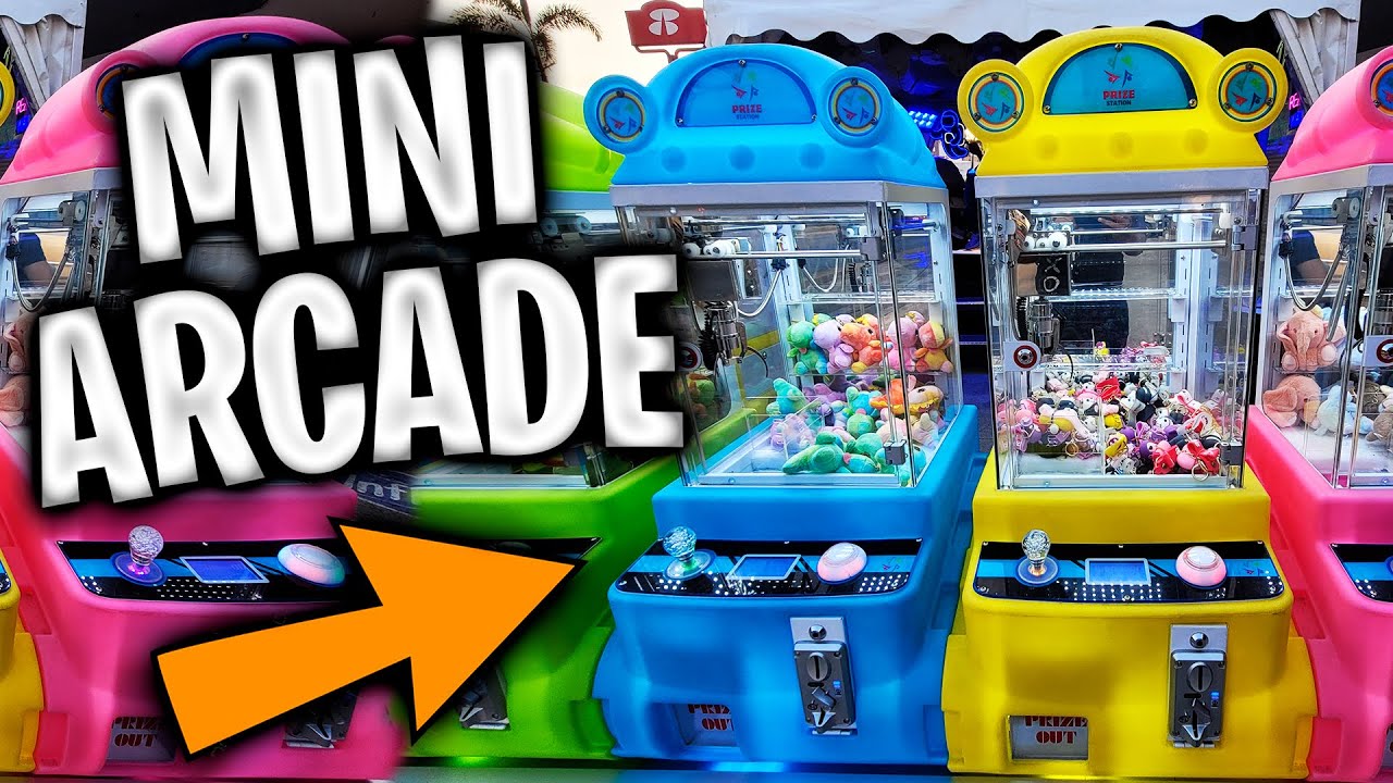 Así Son las MINI MAQUINAS de PELUCHE ¿Podré GANAR en la MAQUINA de GARRA?🧸