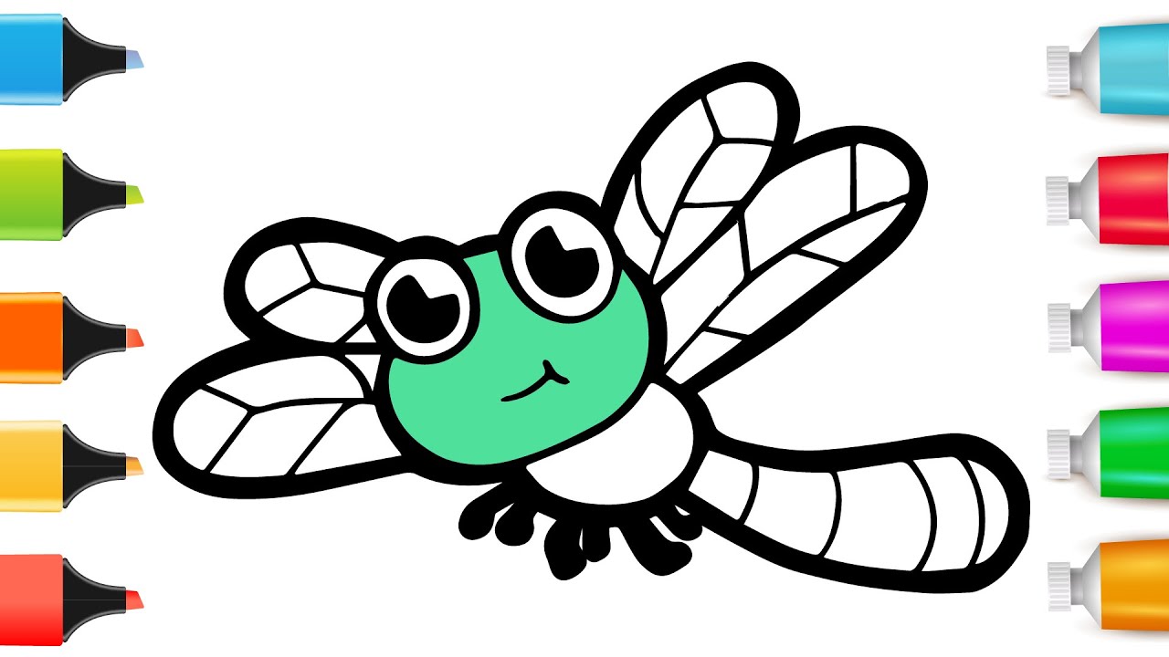 Как нарисовать стрекозу за несколько минут | Простые пошаговые инструкции