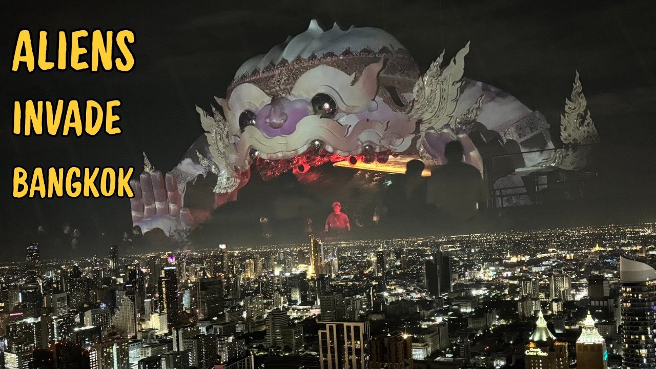 Hanuman Rooftop Bar Bangkok | Aliens Invade?! An Insanely Fun Night 61 Floors Up