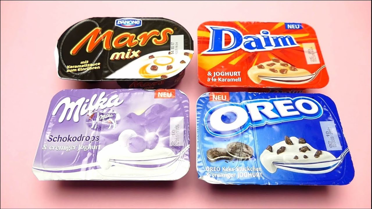 Mars Danone Daim Joghurt, Milka Schoko Balls & Oreo Desserts